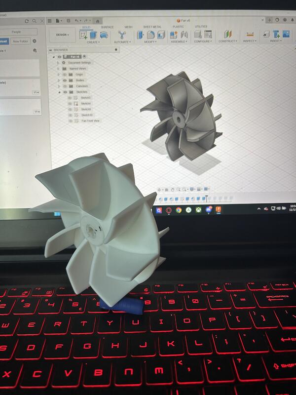 Fusion360 render of completed assembly