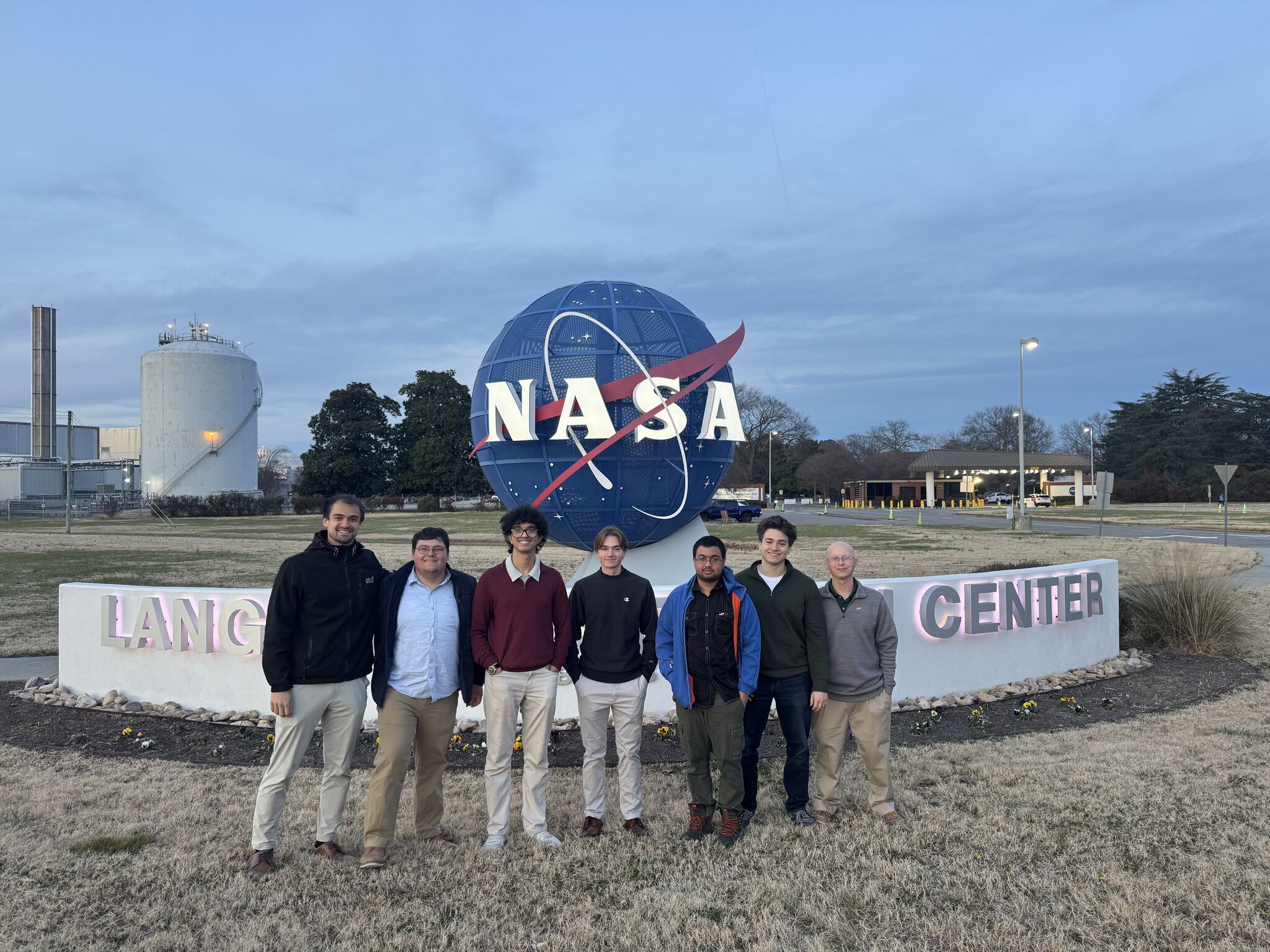 Research group outside NASA Langley Research Center